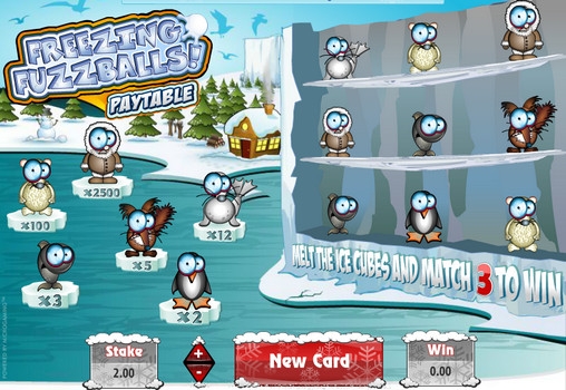 Freezing Fuzzballs (Freezing Fuzzballs) from category Scratch cards
