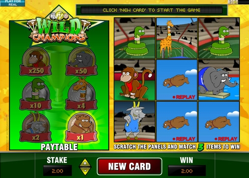 Wild Champions (Wild Champions) from category Scratch cards