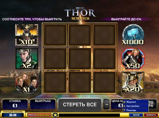 Thor Scratch (Thor Scratch) from category Scratch cards