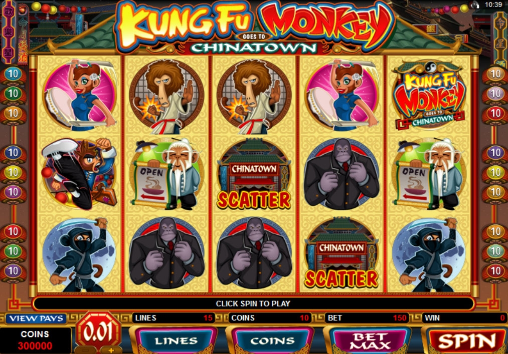 Kung Fu Monkey (Monkey Kung Fu) from category Slots