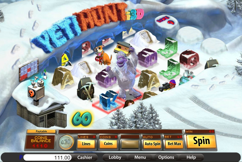 Yeti Hunt i3D (Yeti Hunt i3D) from category Slots