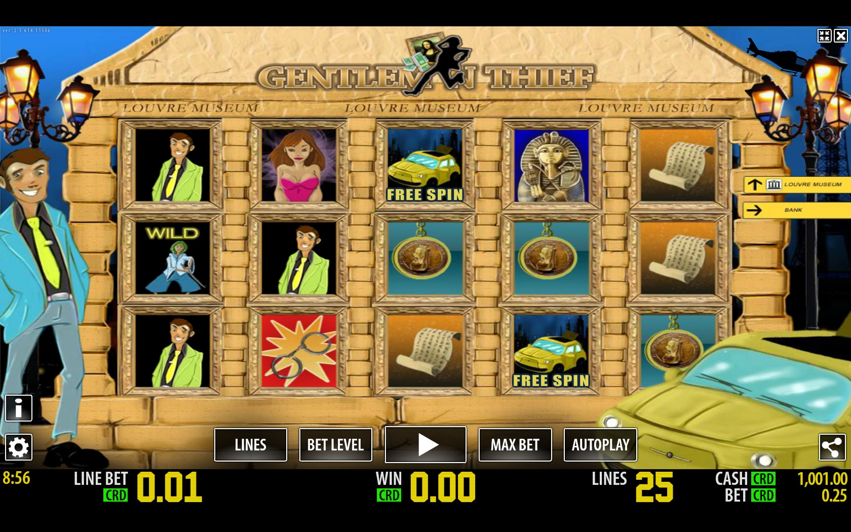 Gentleman Thief (Gentleman Thief) from category Slots
