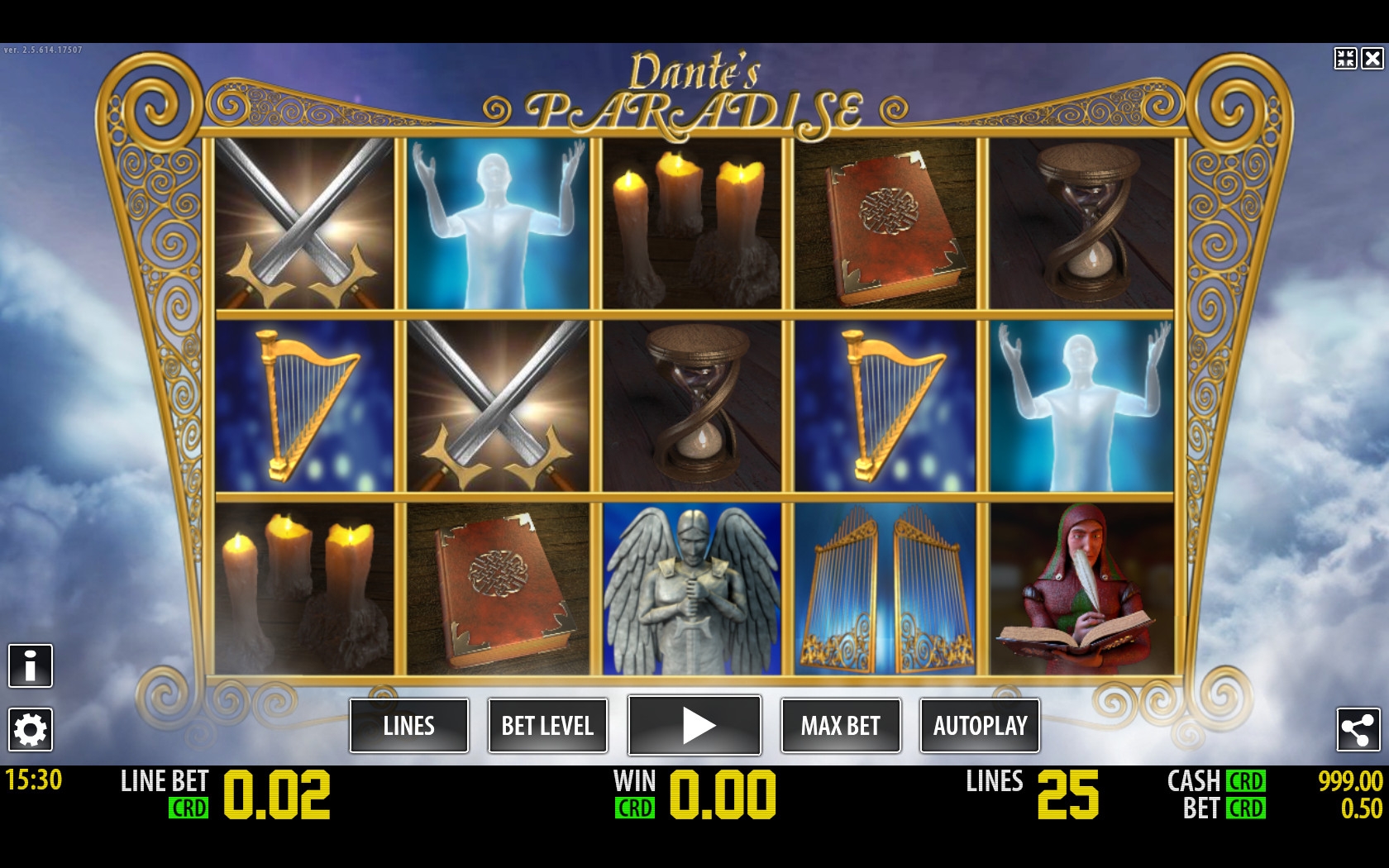 Dante’s Paradise (Dante’s Paradise) from category Slots