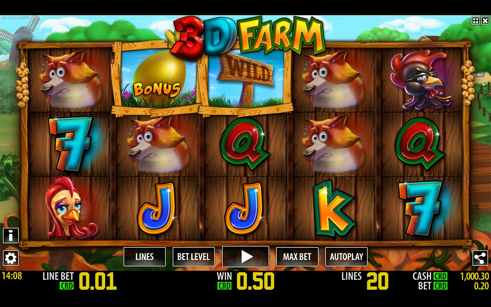 3D Farm (3D Farm) from category Slots