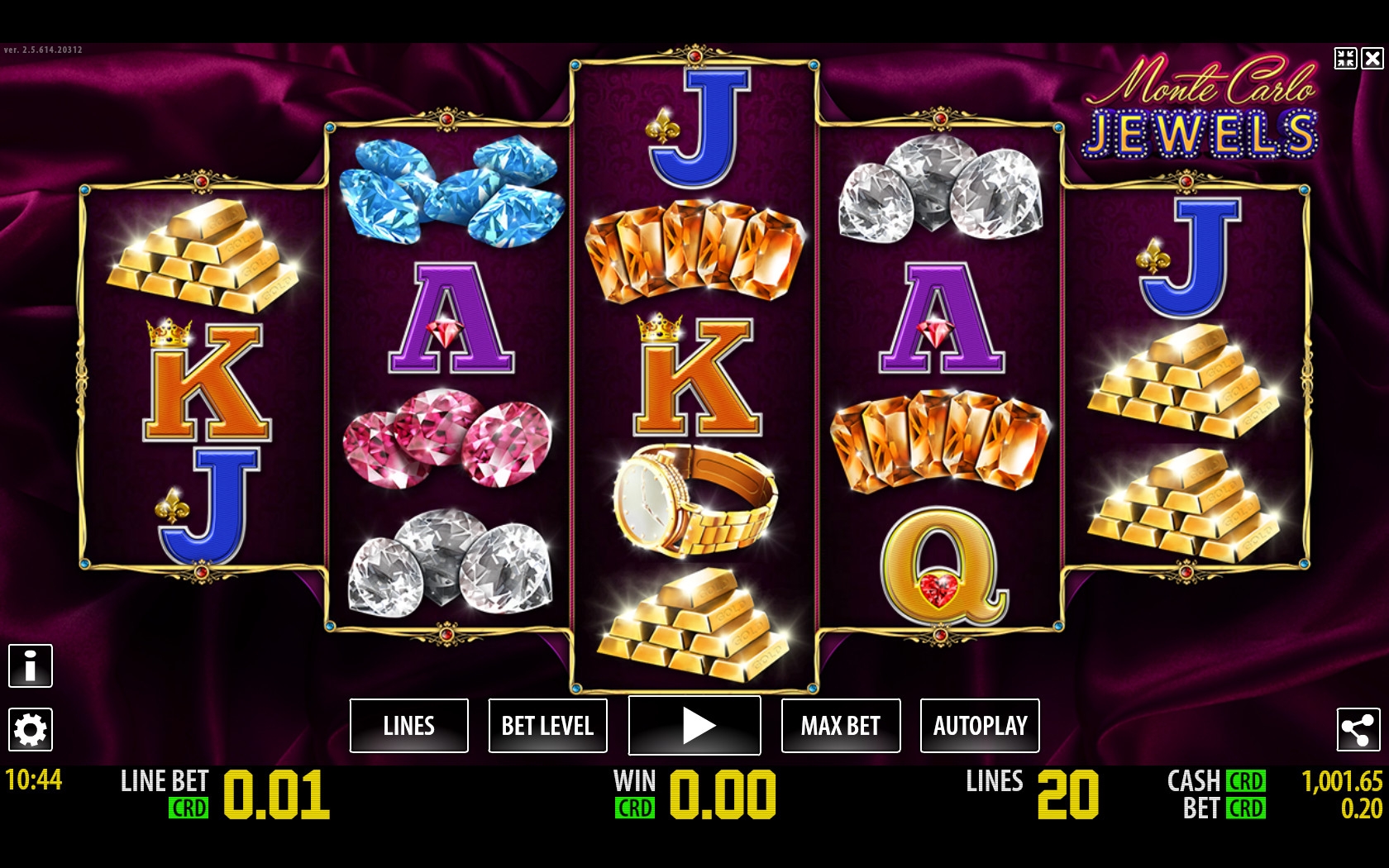 Monte Carlo Jewels (Monte Carlo Jewels) from category Slots