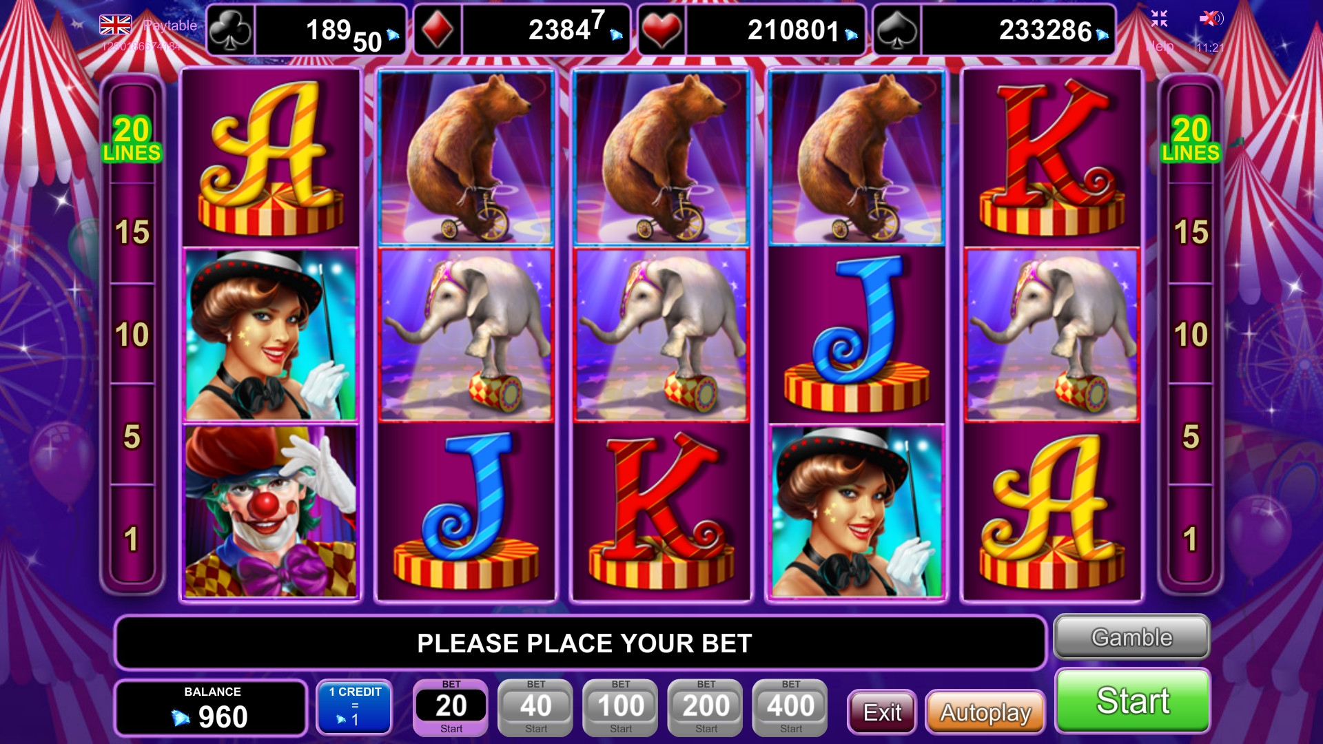 Circus Brilliant  (Circus Brilliant) from category Slots
