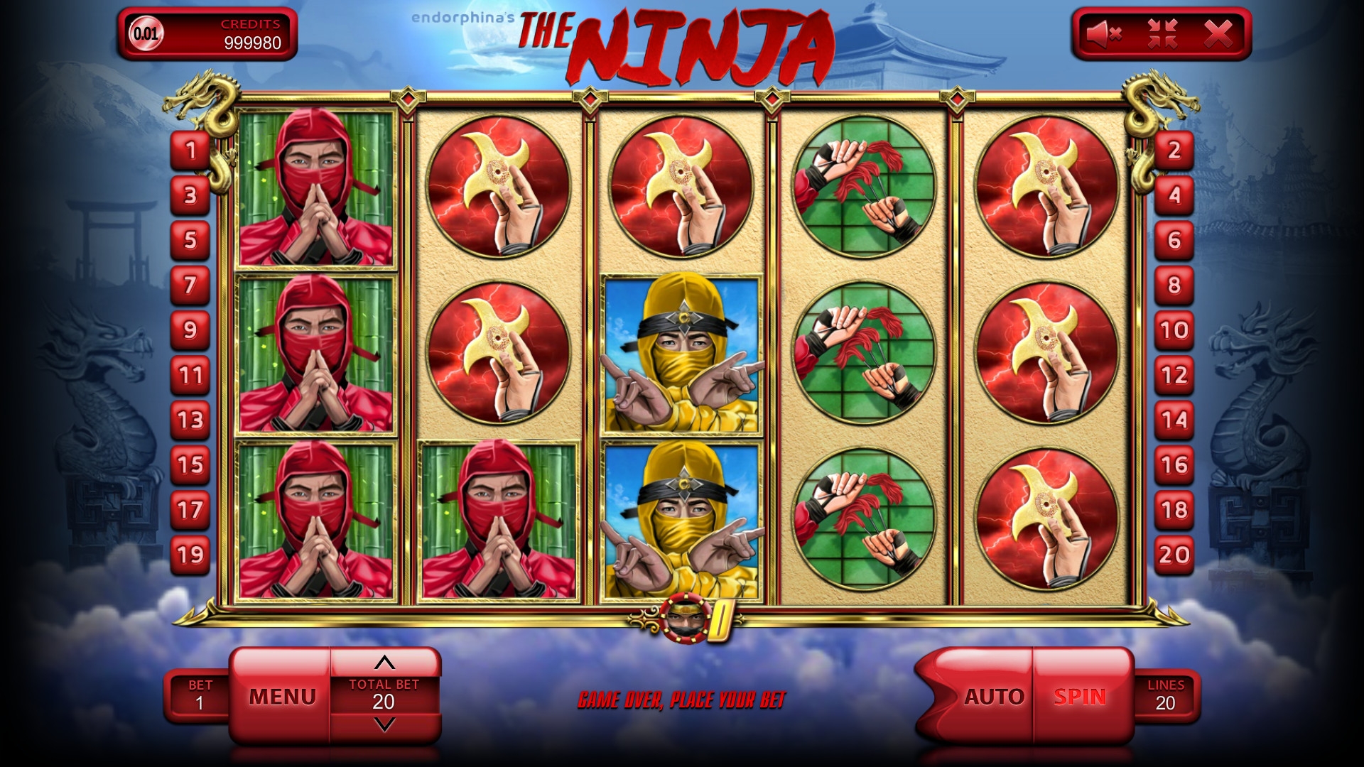 The Ninja (The Ninja) from category Slots
