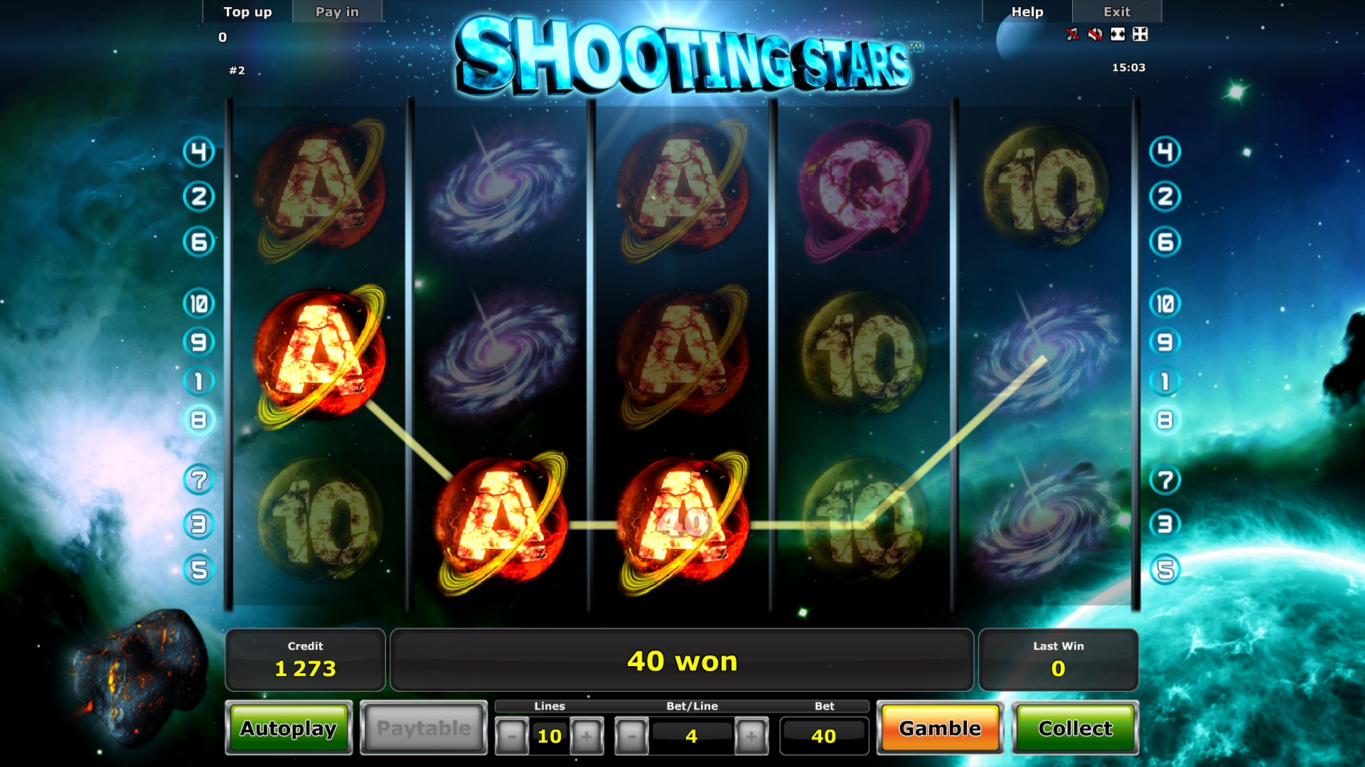 Shooting Stars (Shooting Stars) from category Slots