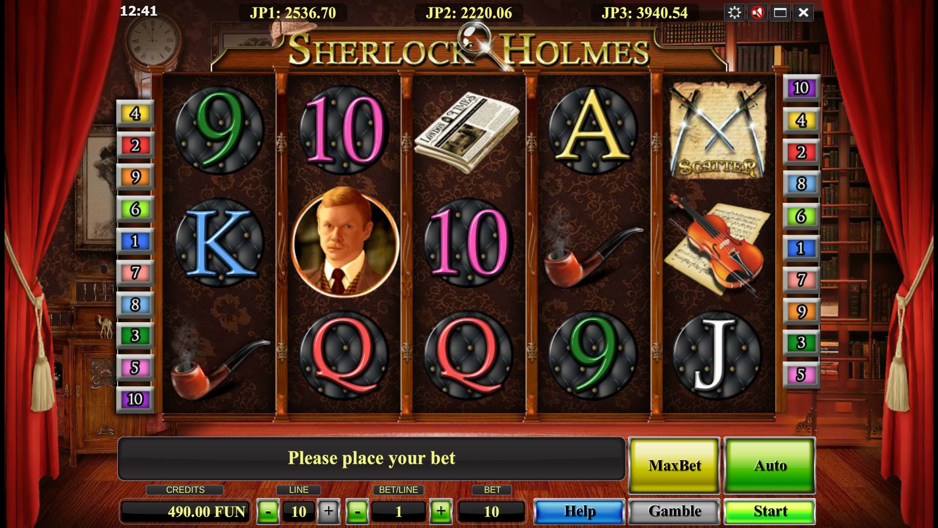 Sherlock Holmes (Sherlock Holmes) from category Slots