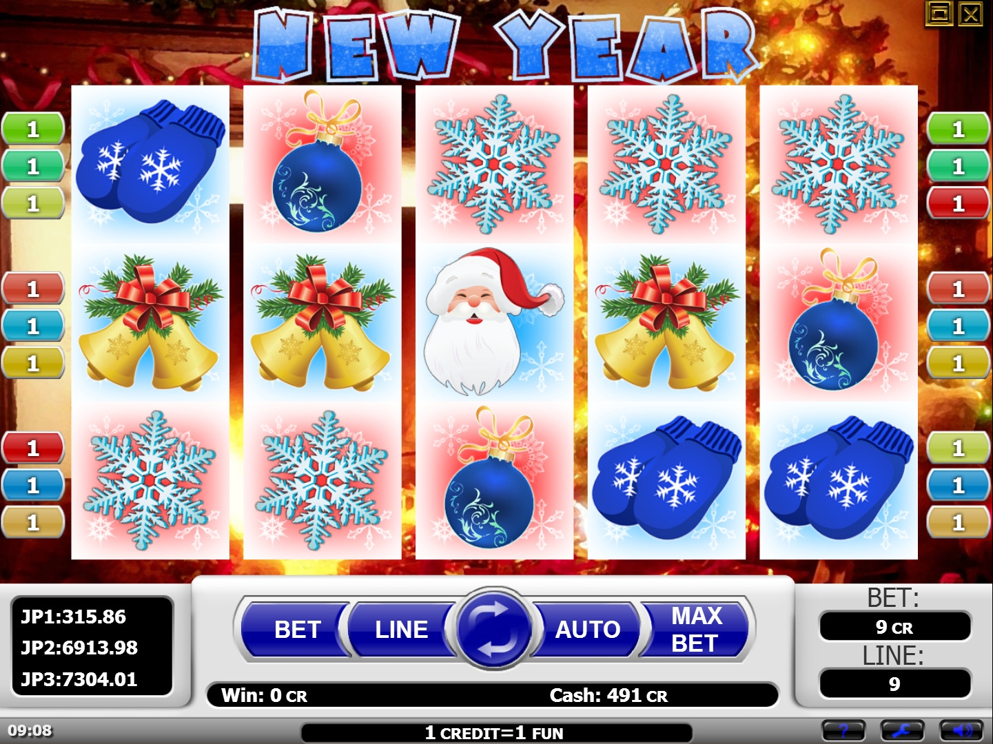 New Year (New Year) from category Slots