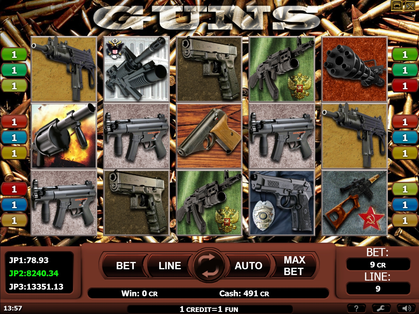 Guns (Guns) from category Slots