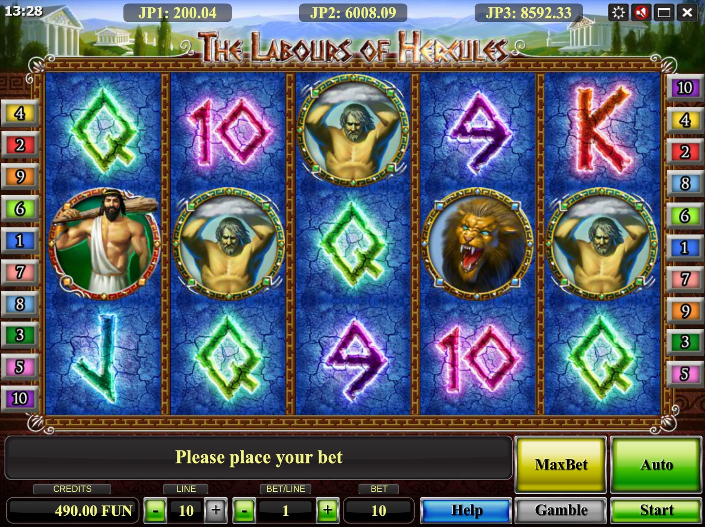 The Labours of Hercules (The Labours of Hercules) from category Slots