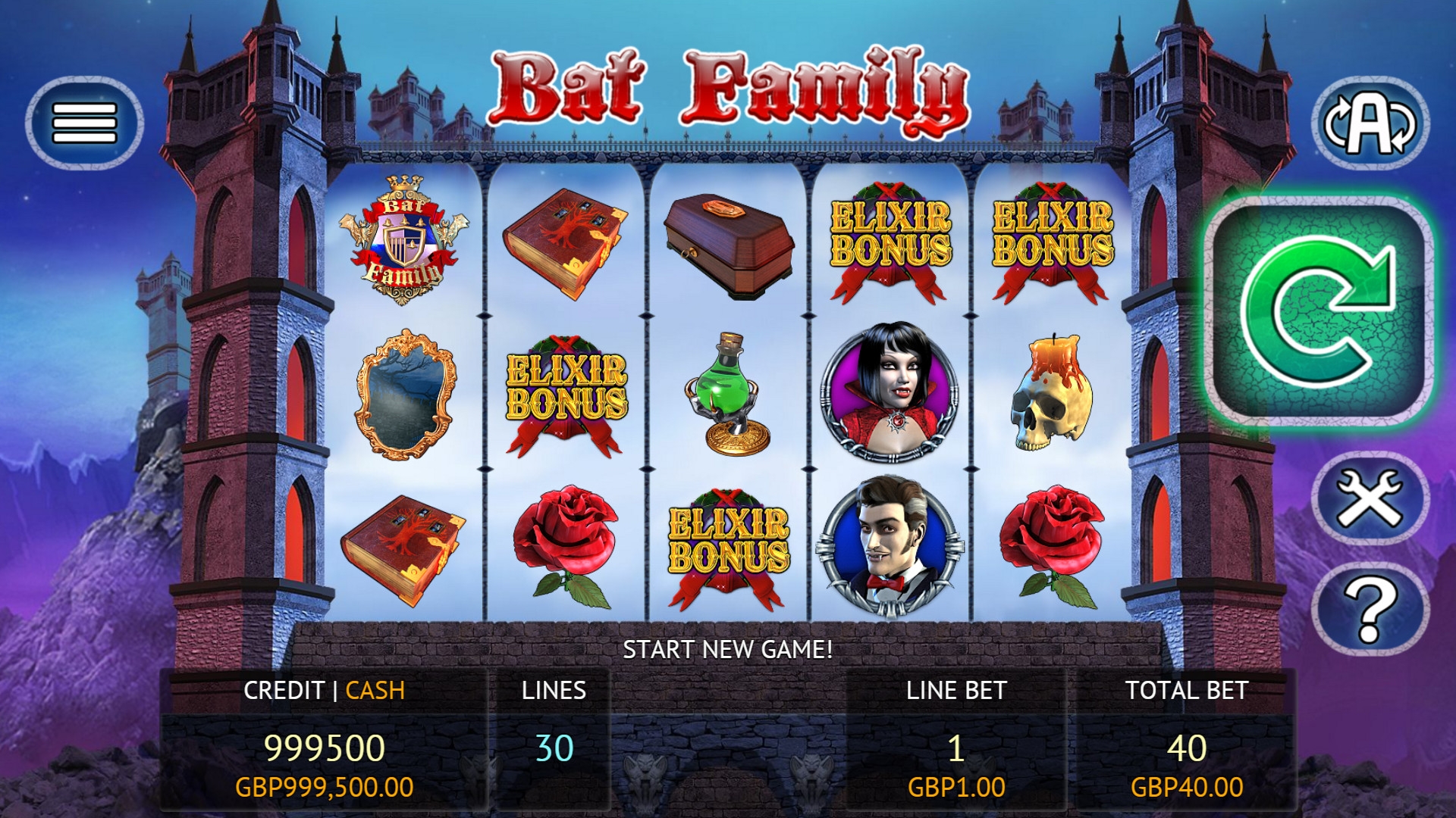 Bat Family (Bat Family) from category Slots