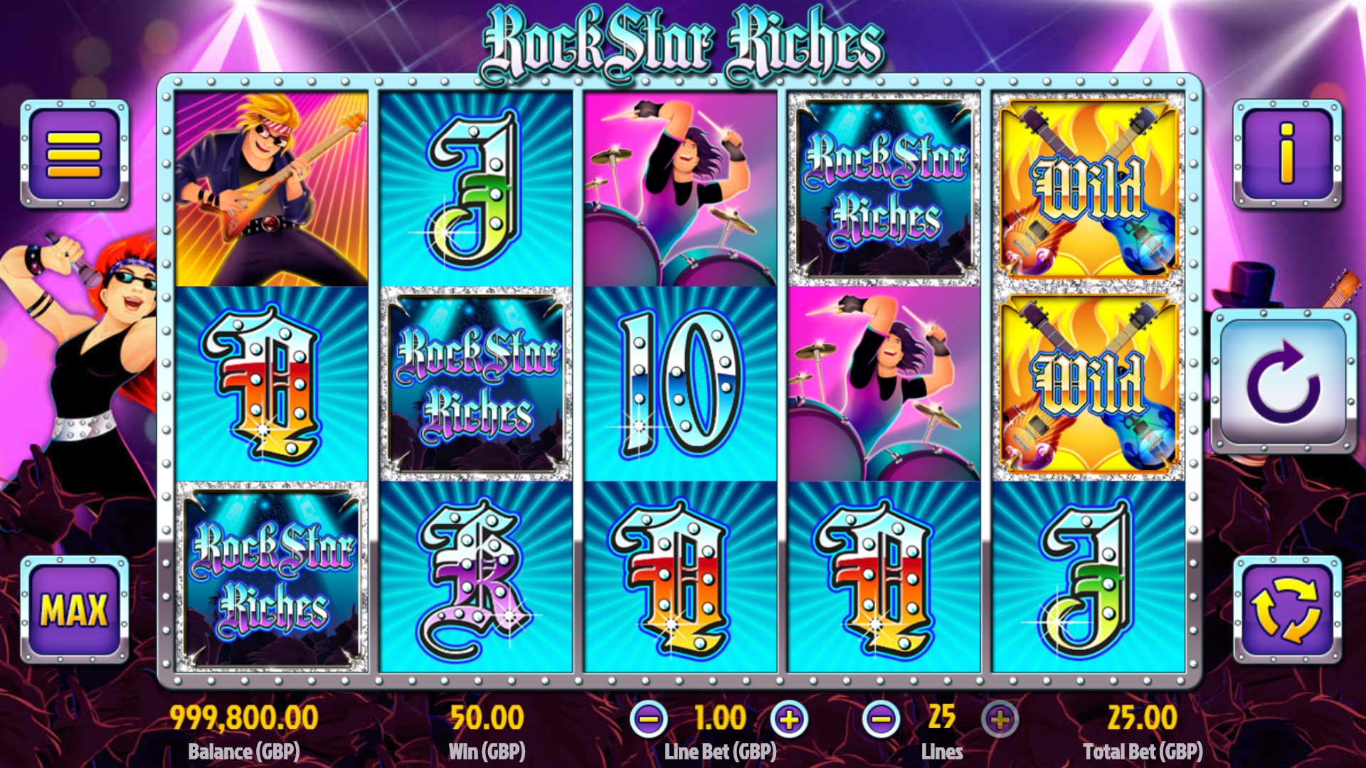 Rock Star Riches (Rock Star Riches) from category Slots