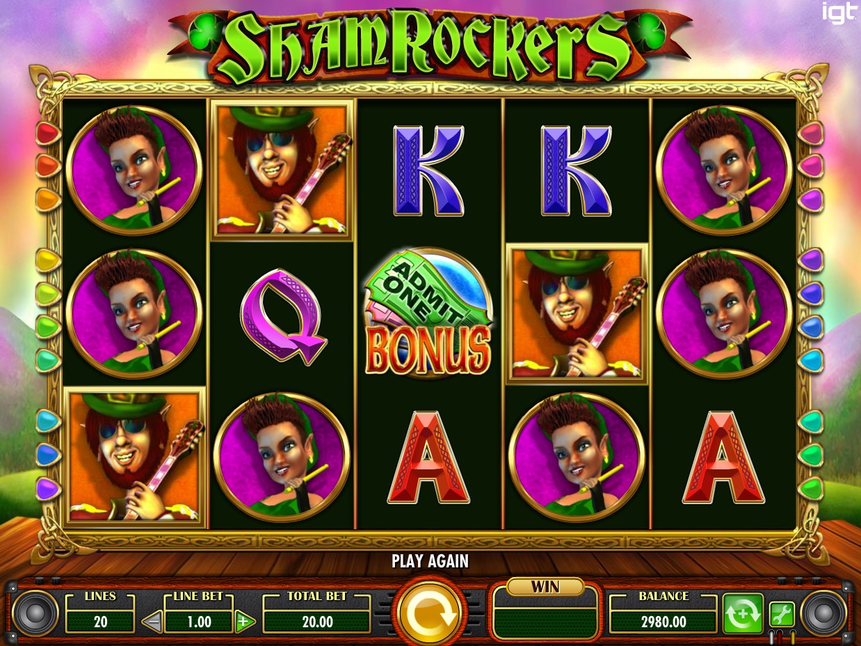 Shamrockers (Shamrockers) from category Slots