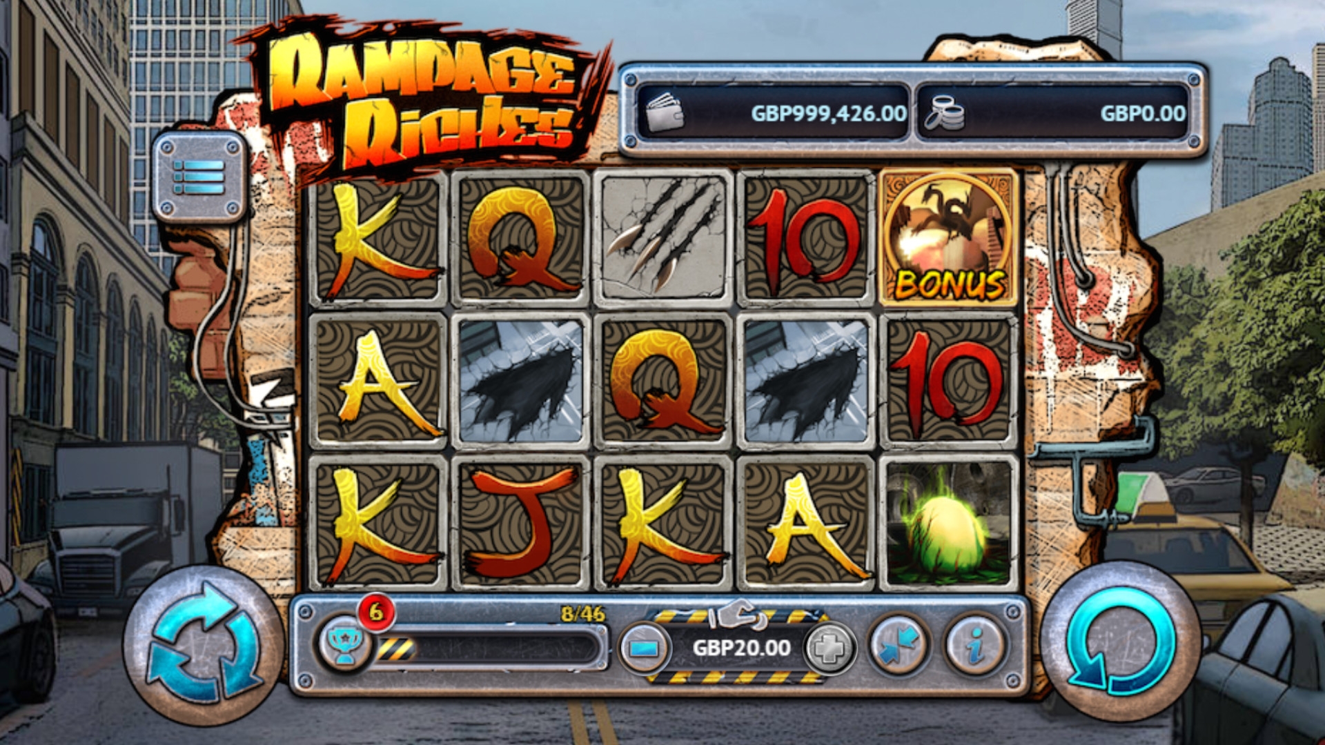 Rampage Riches (Rampage Riches) from category Slots