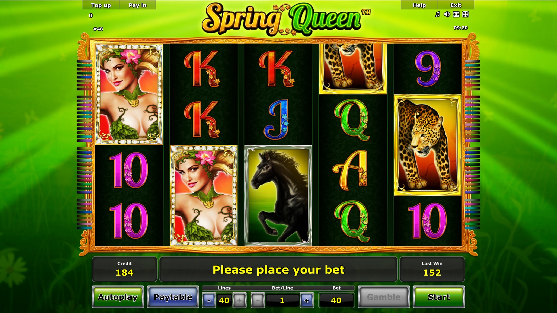 Spring Queen (Spring Queen) from category Slots