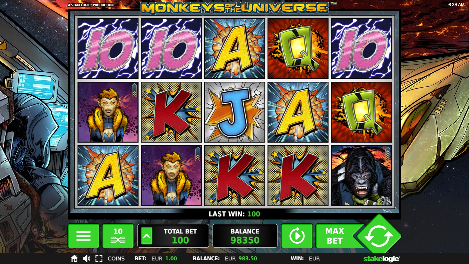 Monkeys of the Universe (Monkeys of the Universe) from category Slots