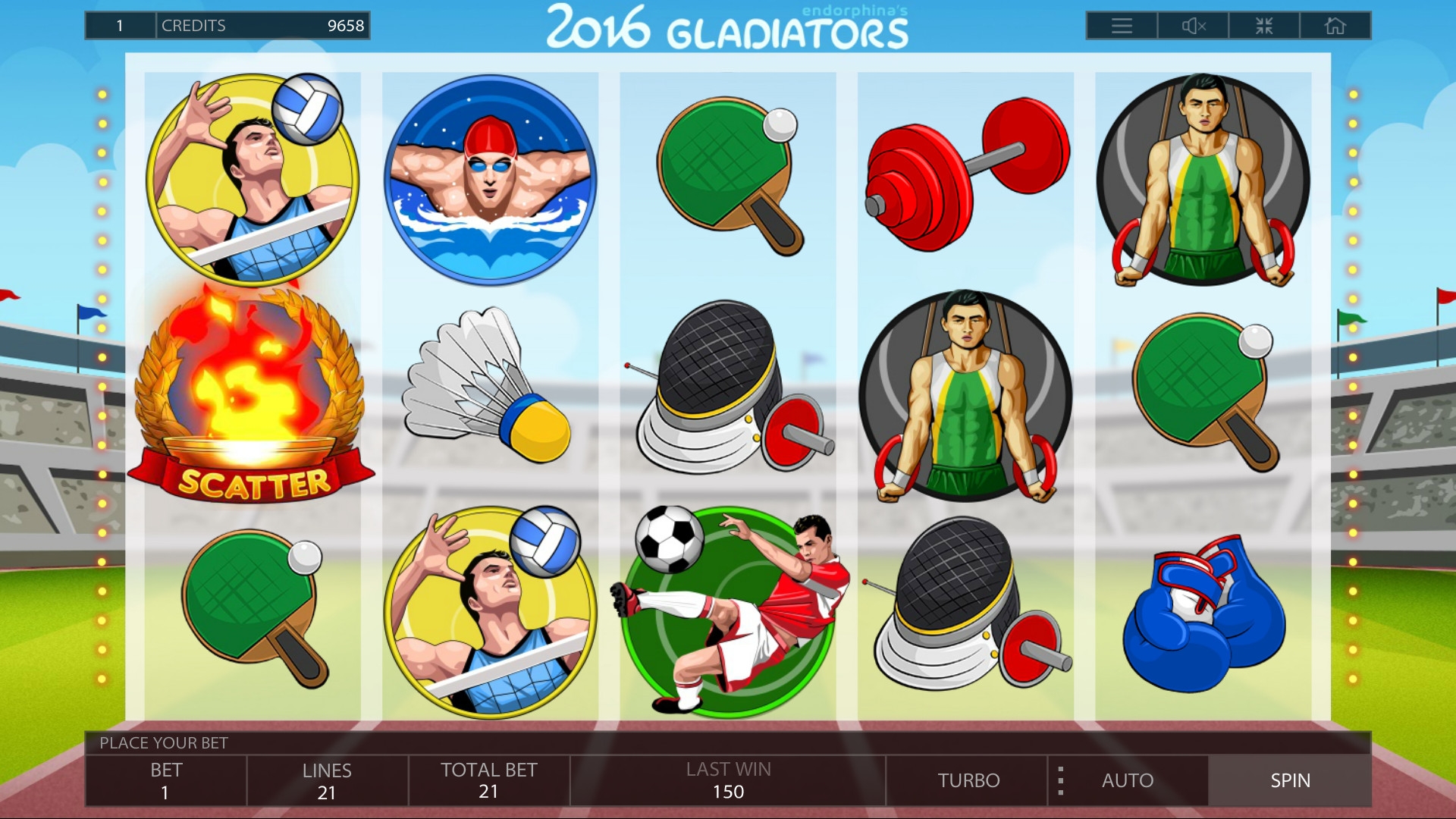 2016 Gladiators (2016 Gladiators) from category Slots
