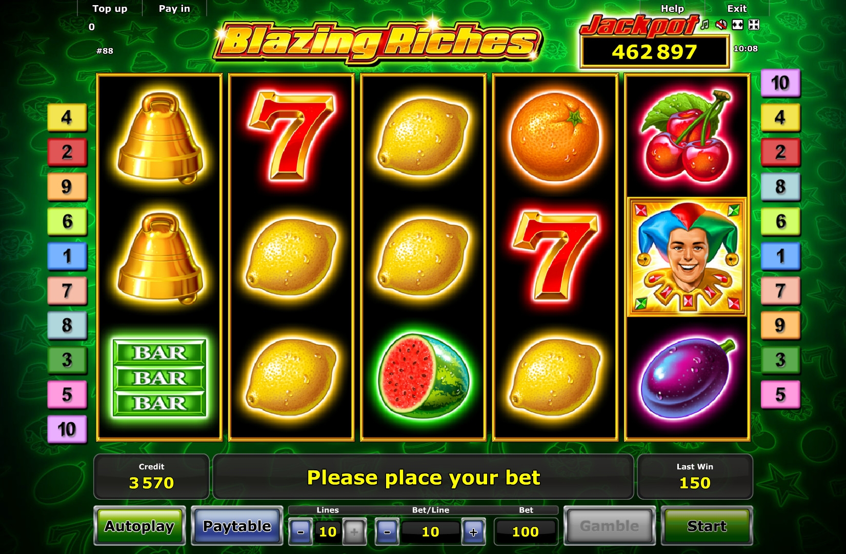 Blazing Riches (Blazing Riches) from category Slots