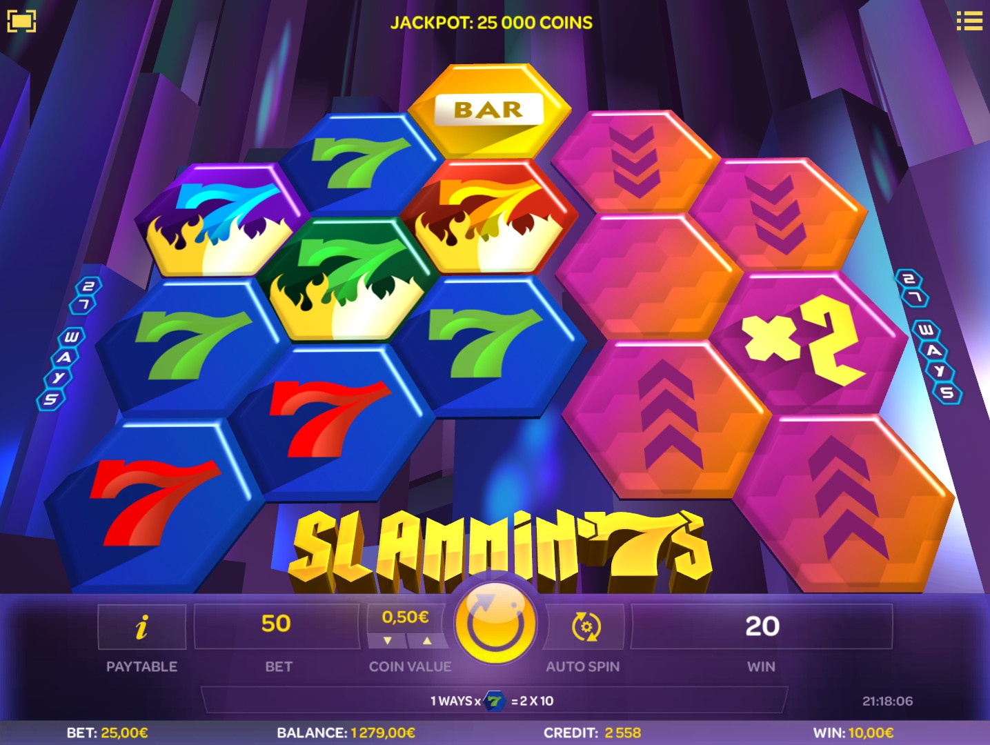 Slammin’ 7s (Slammin’ 7s) from category Slots