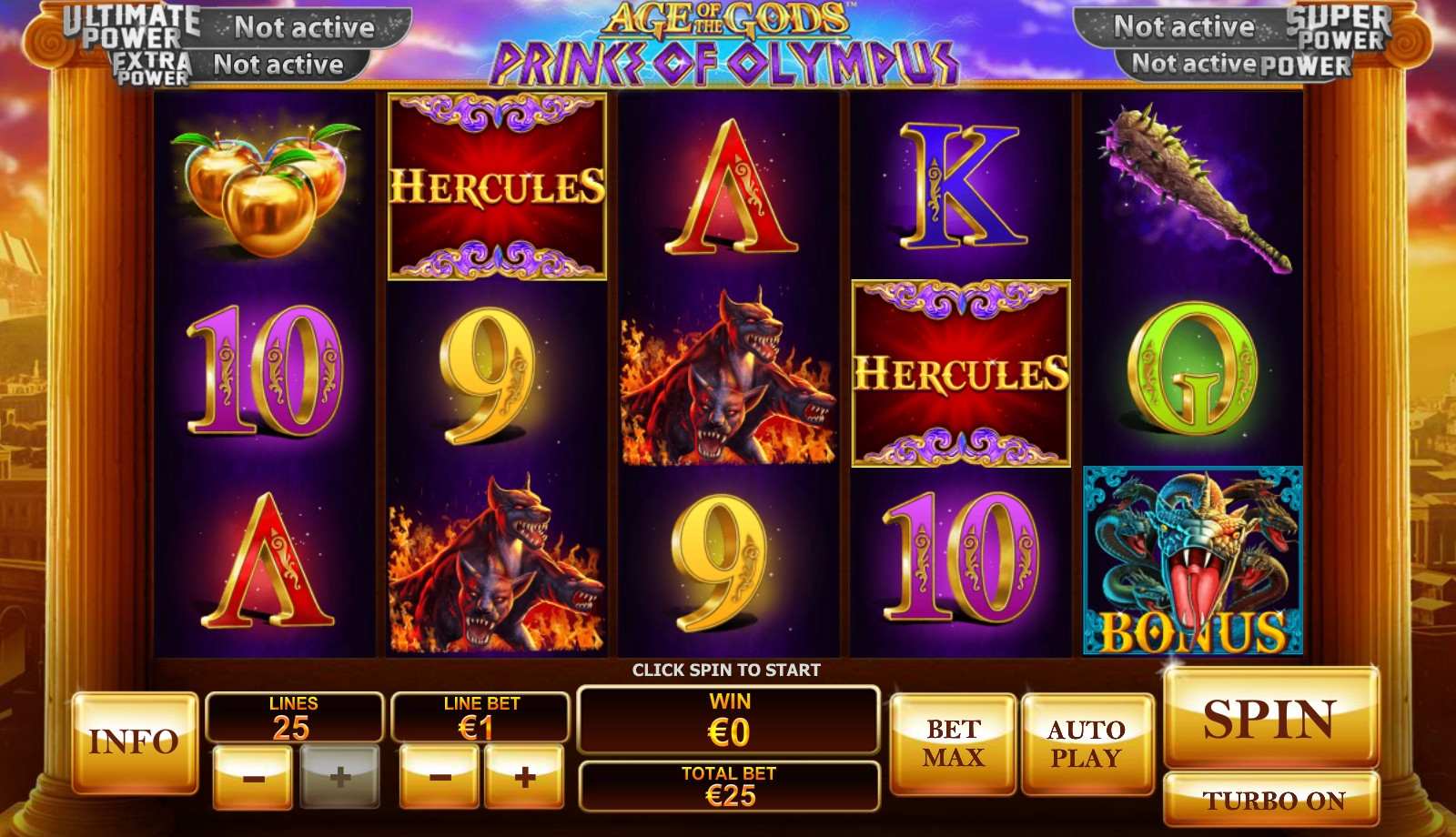 Age of the Gods: Prince of Olympus (Age of the Gods: Prince of Olympus) from category Slots