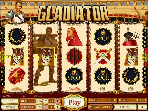 Gladiator  (Gladiator) from category Slots