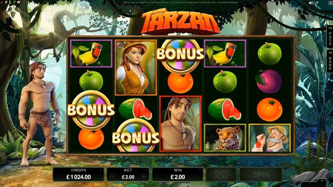 Tarzan (Tarzan) from category Slots
