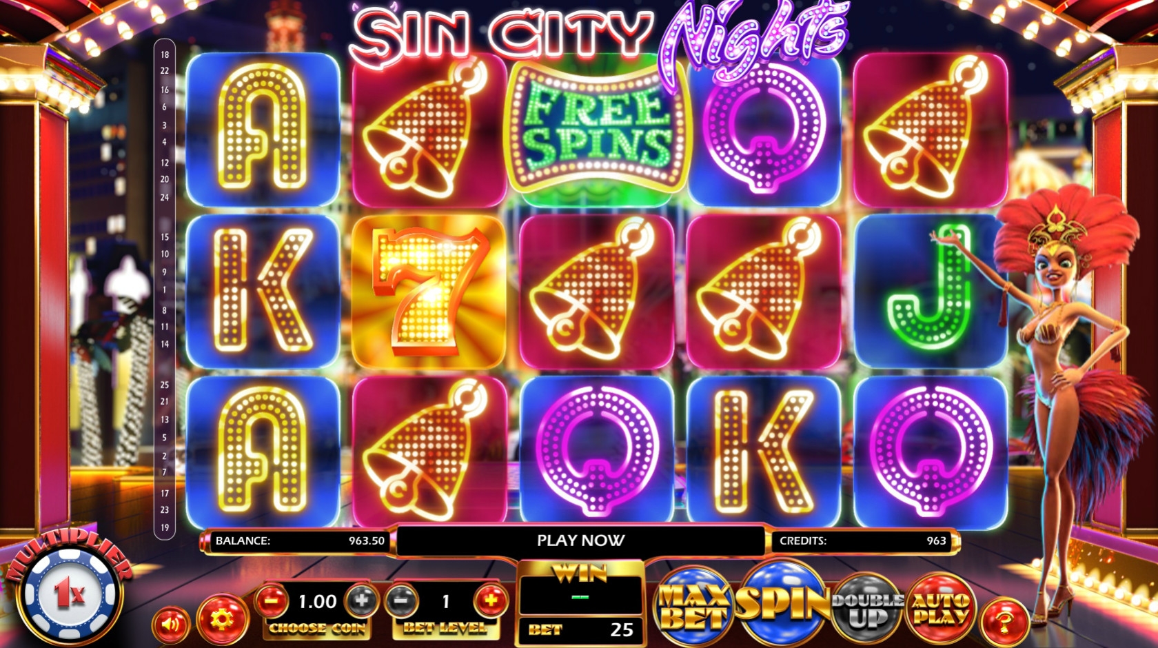 Sin City Nights (Sin City Nights) from category Slots