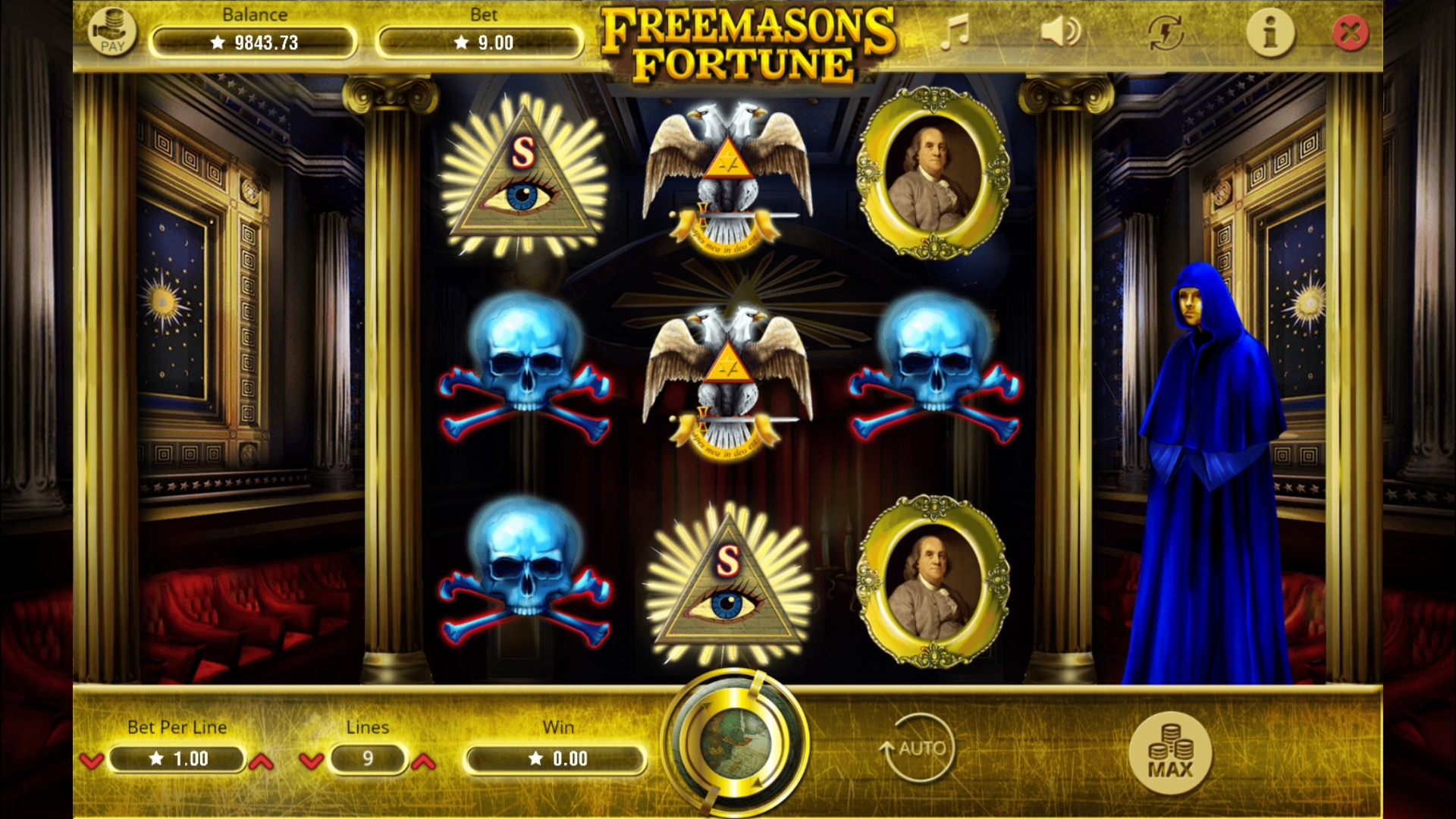Freemasons Fortune (Freemasons Fortune) from category Slots