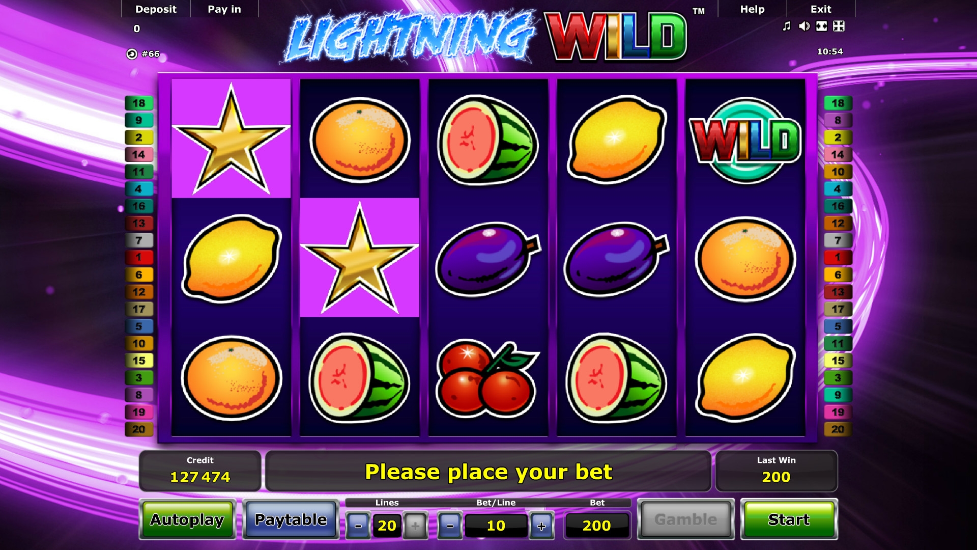 Lightning Wild (Lightning Wild) from category Slots