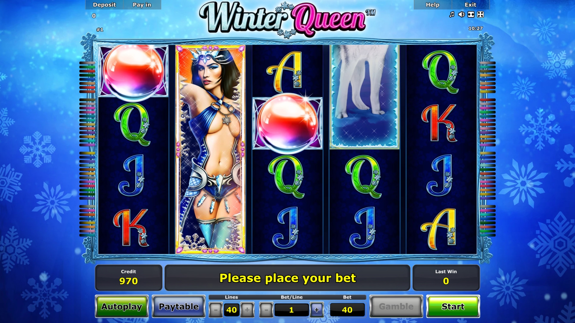 Winter Queen (Winter Queen) from category Slots