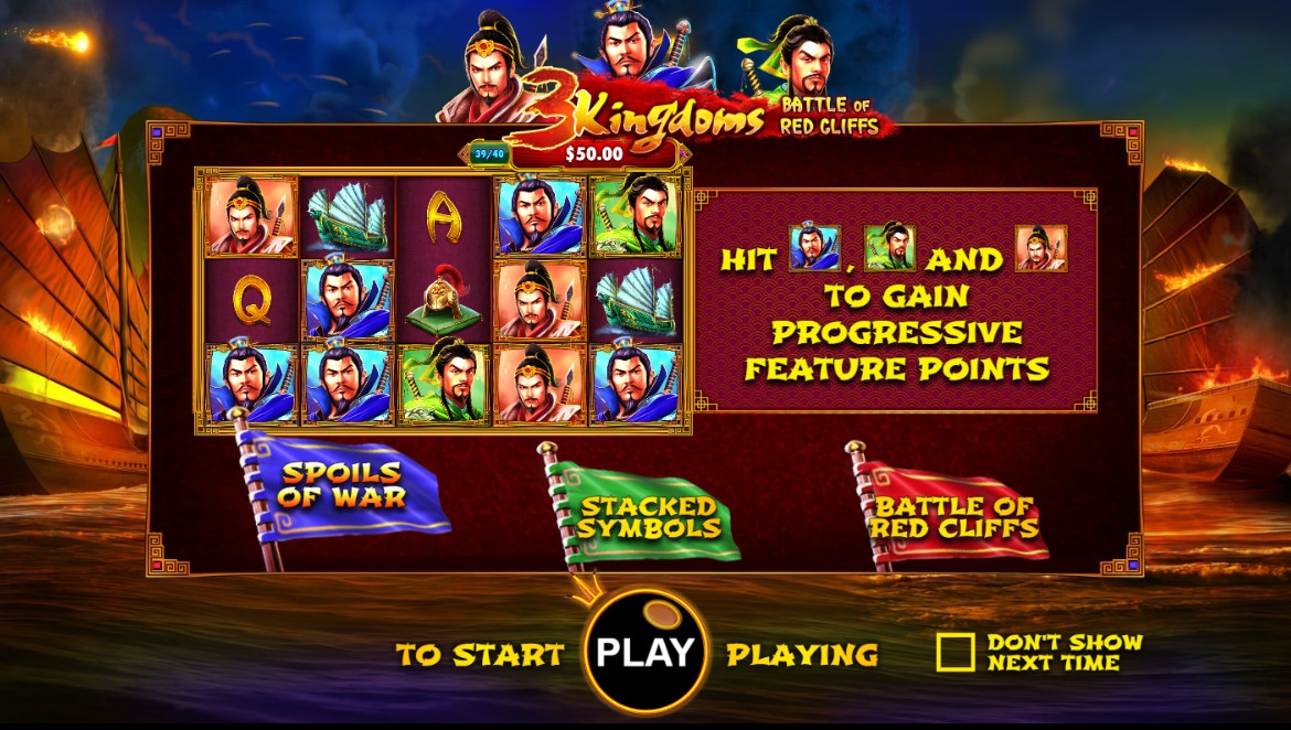 3 Kingdoms: Battle of Red Cliffs (3 Kingdoms: Battle of Red Cliffs) from category Slots