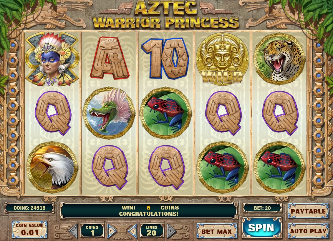 Aztec Warrior Princess (Aztec Warrior Princess) from category Slots
