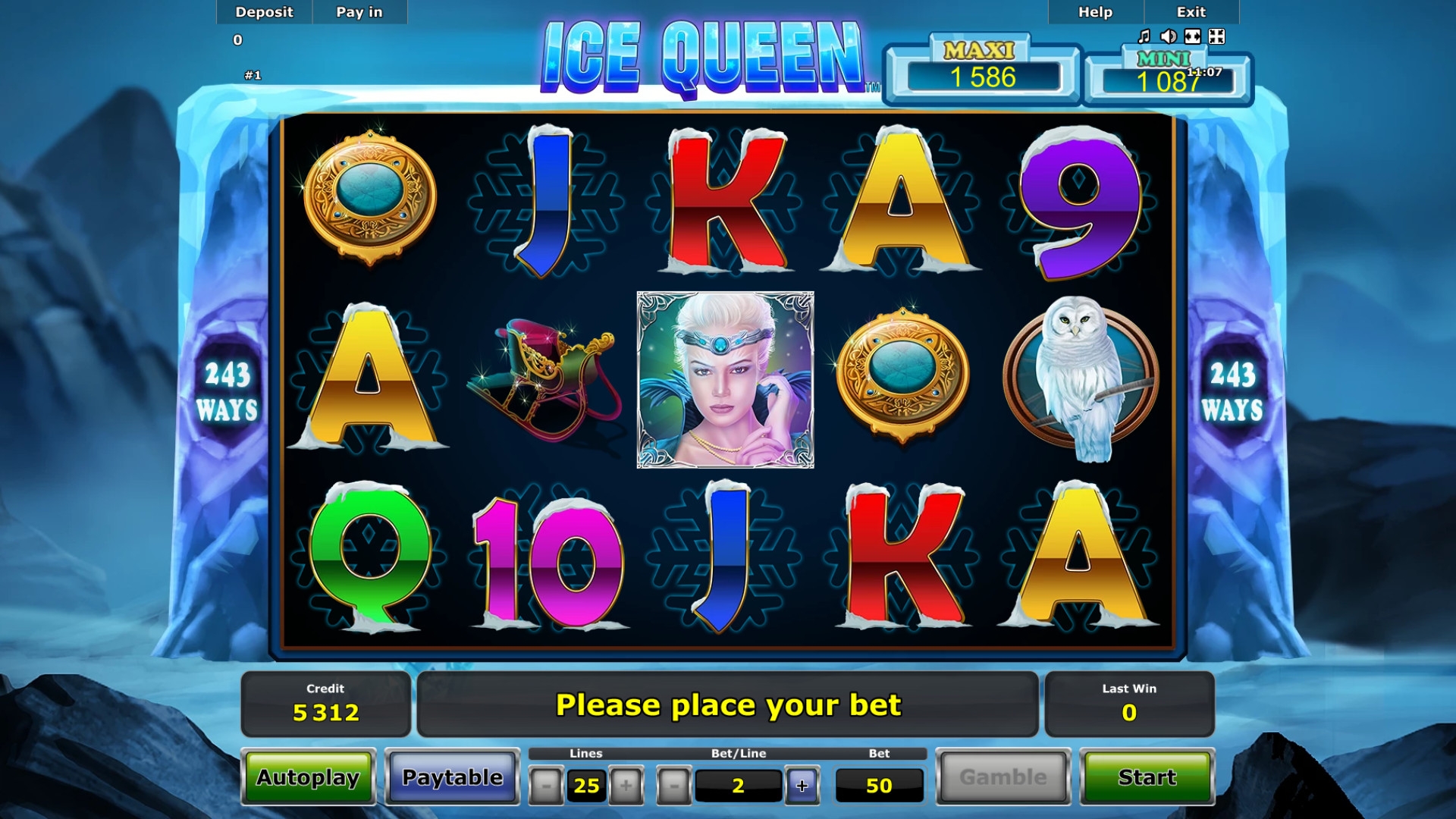 Ice Queen (Ice Queen) from category Slots