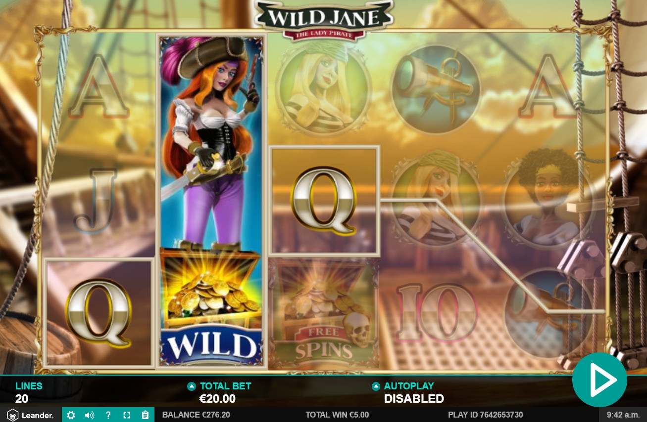 Wild Jane: The Lady Pirate (Wild Jane: The Lady Pirate) from category Slots