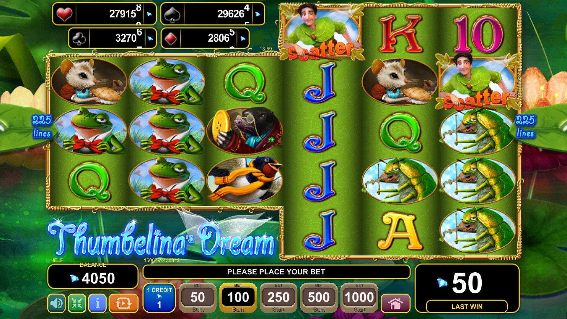 Thumbelina’s Dream (Thumbelina Dream) from category Slots