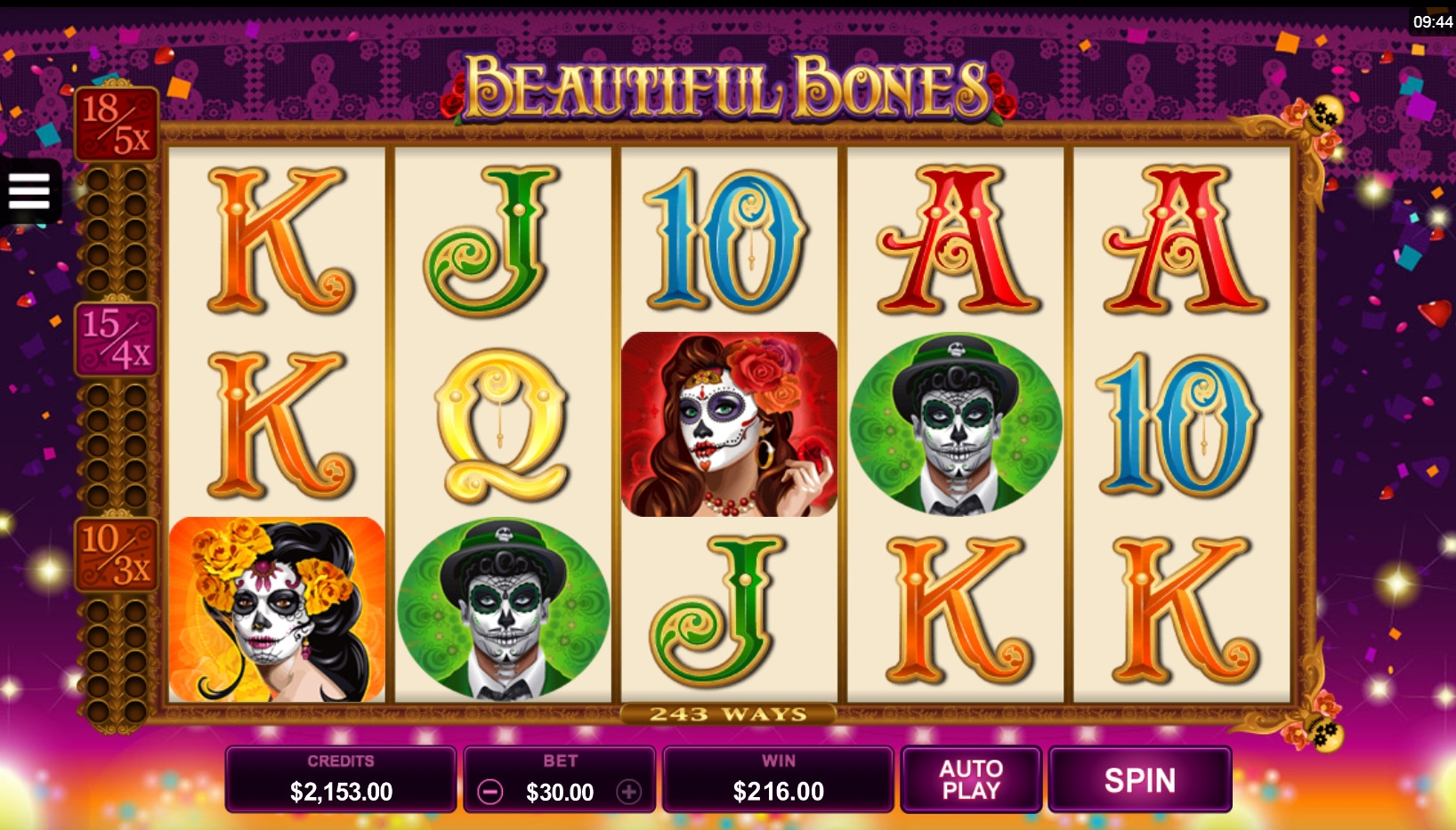 Beautiful Bones (Beautiful Bones) from category Slots