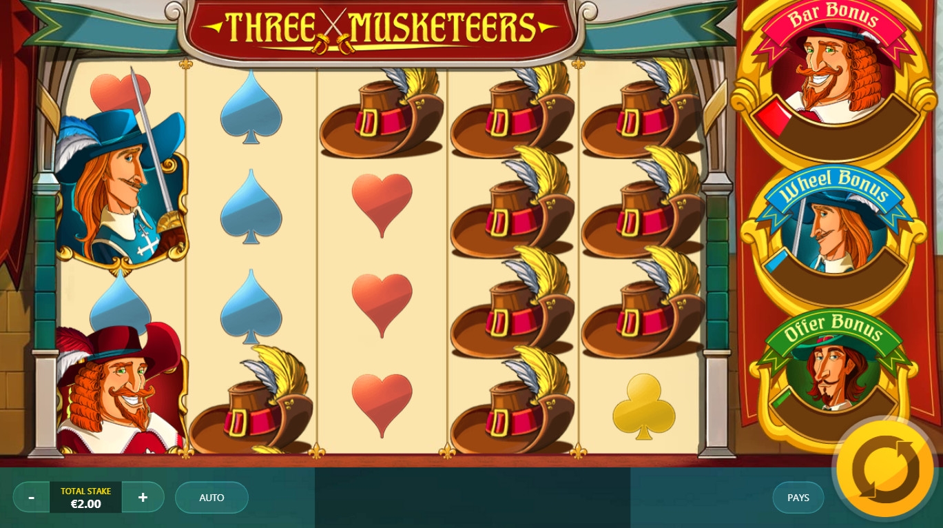 Three Musketeers (Three Musketeers) from category Slots