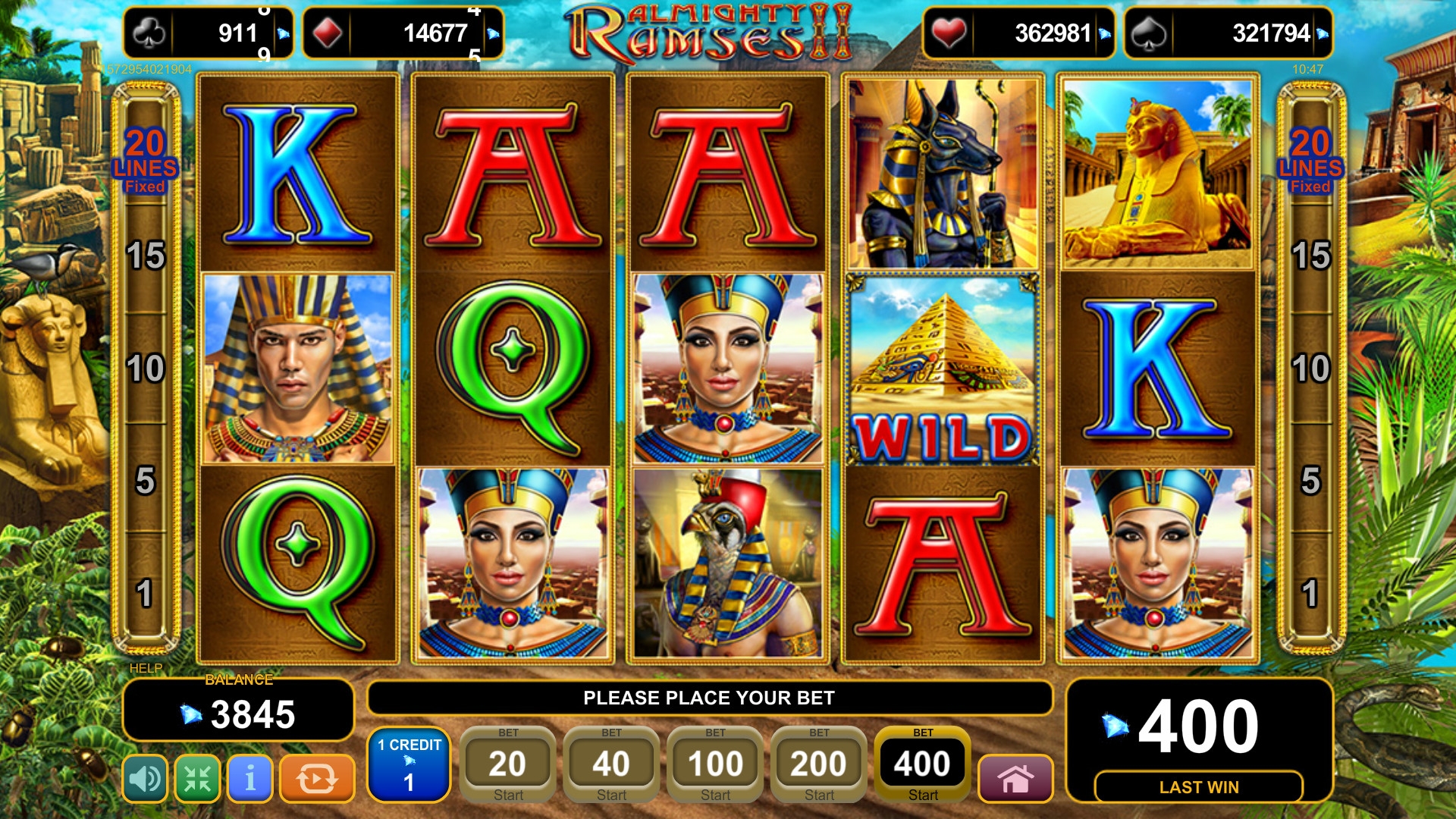 Almighty Ramses II (Almighty Ramses II) from category Slots