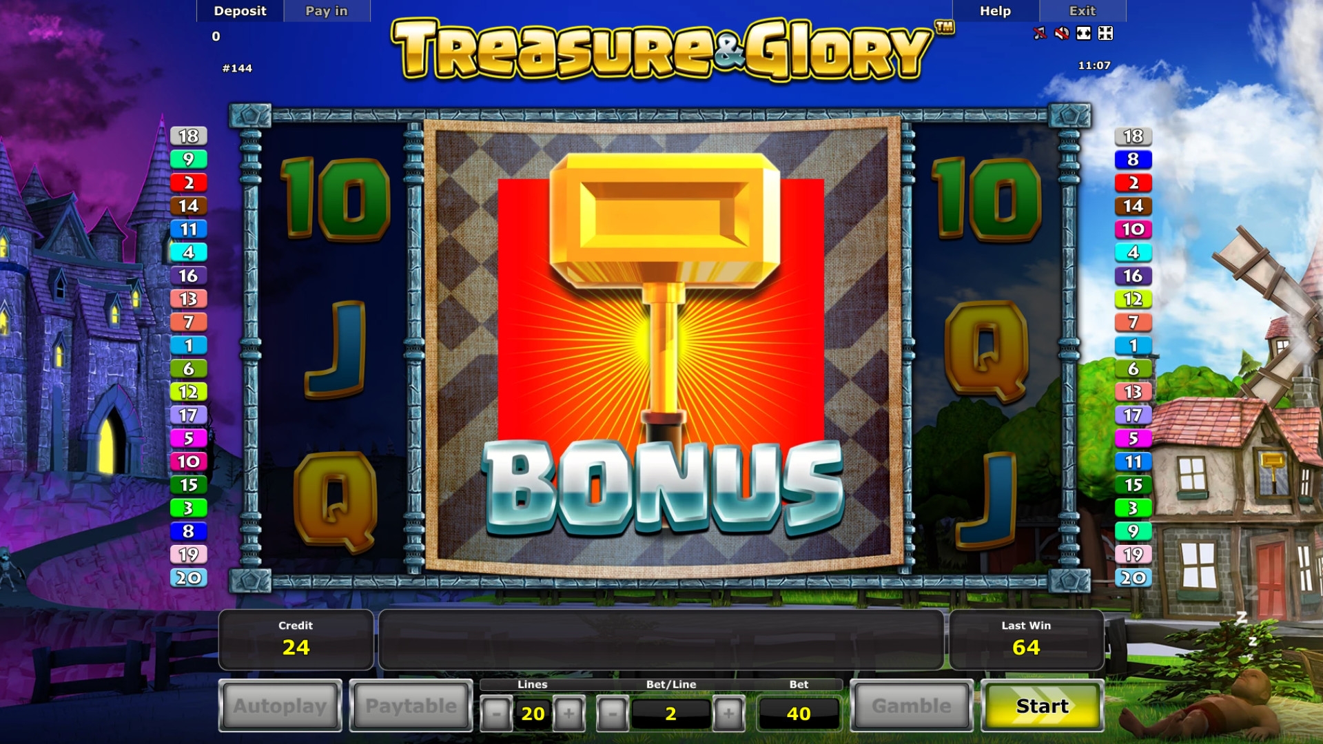 Treasure and Glory (Treasure and Glory) from category Slots