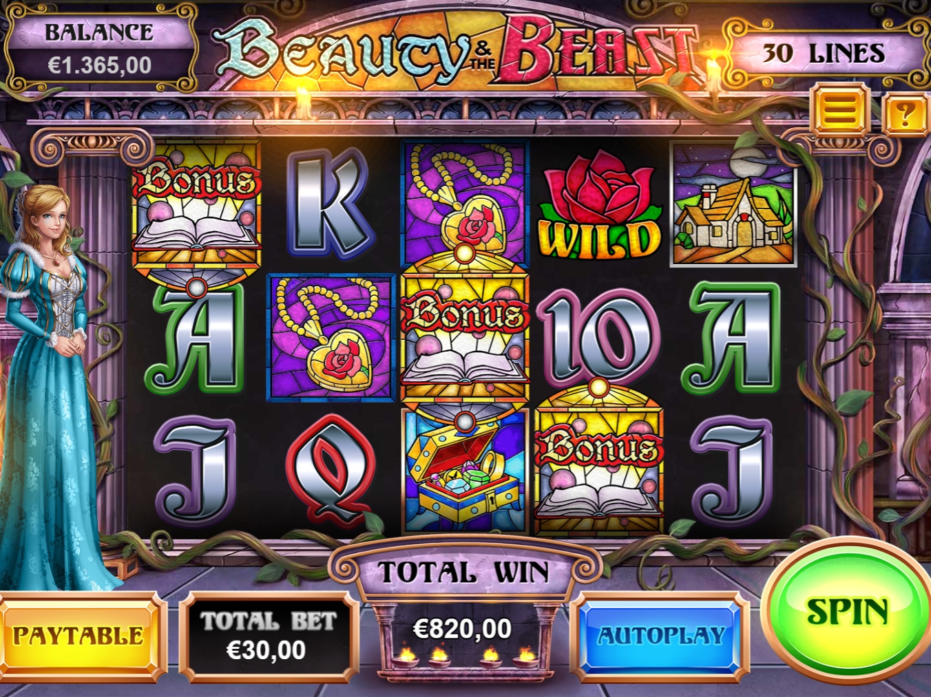 Beauty and the Beast (Beauty and the Beast) from category Slots