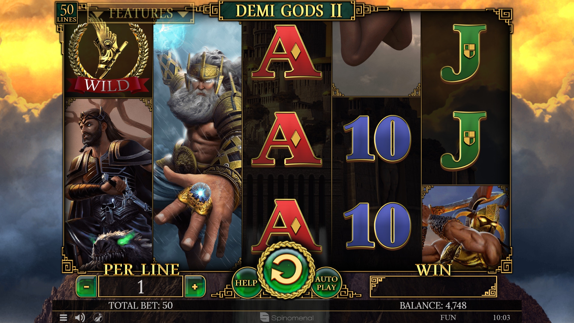 Demi Gods II (Demi Gods II) from category Slots