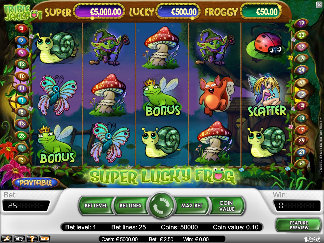 Super Lucky Frog (Super Lucky Frog) from category Slots