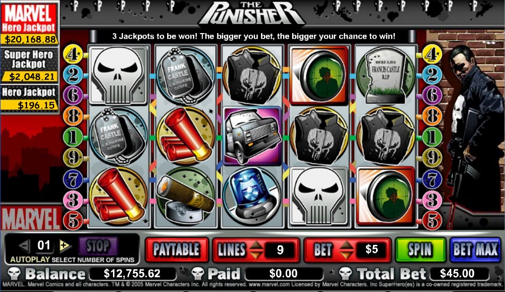 The Punisher (The Punisher) from category Slots