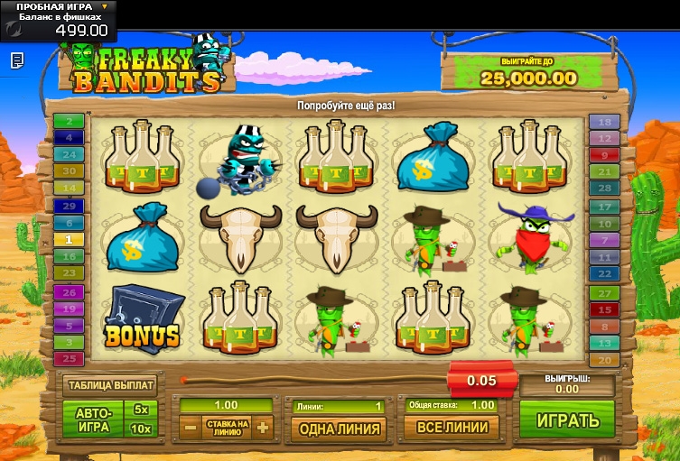 Freaky Bandits (Freaky Bandits) from category Slots