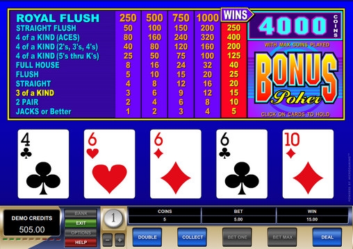 Bonus Poker (Bonus Poker) from category Video Poker