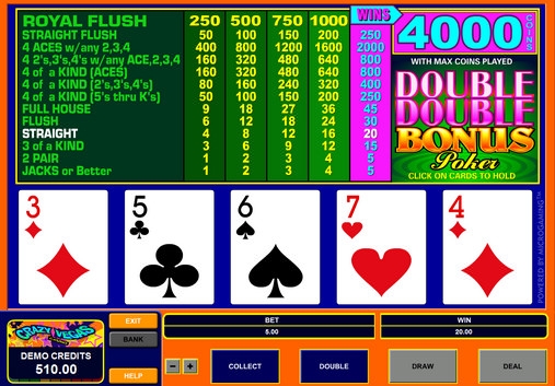 Double Double Bonus Poker (Double Double Bonus Poker) from category Video Poker