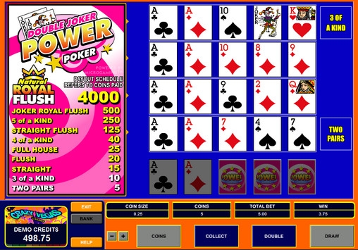 Double Joker Power Poker (Double Joker Power Poker) from category Video Poker