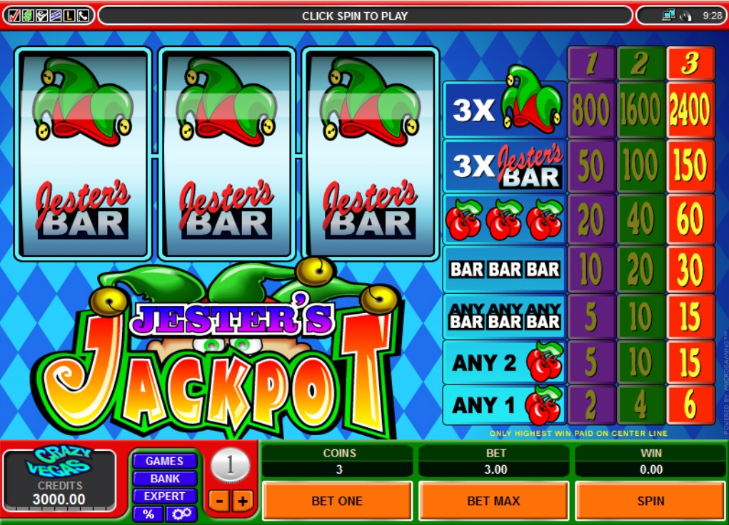 Jester’s Jackpot (Trickster Jackpot) from category Slots
